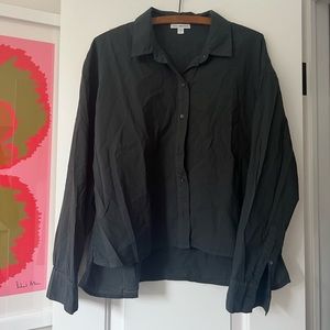 James Perse black button down.